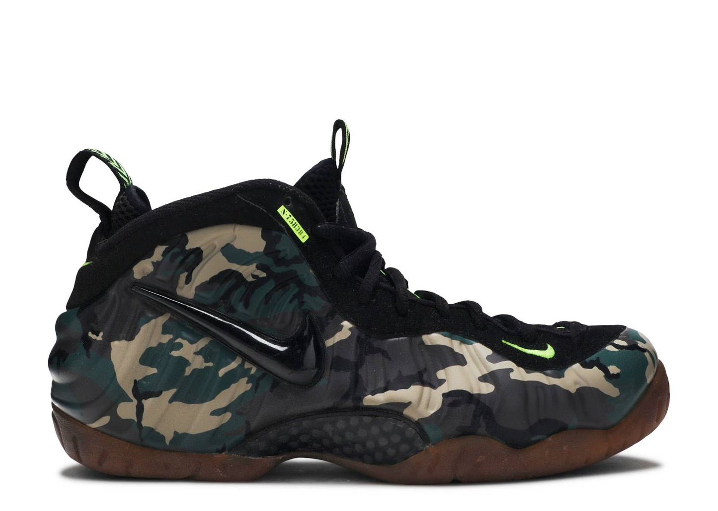 Air Foamposite Pro Prm Le Green Camo