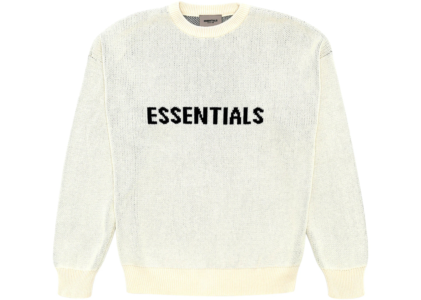 Fear of God Essentials Knit Sweater Buttercream